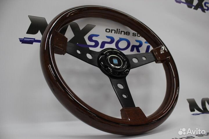 Спортивный руль на ваз “nardi” черная вставка
