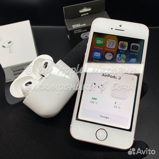 AirPods 3 новые чехол в подарок