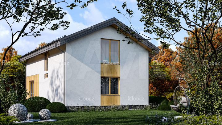 Дом 176,8 м² на участке 13 сот.