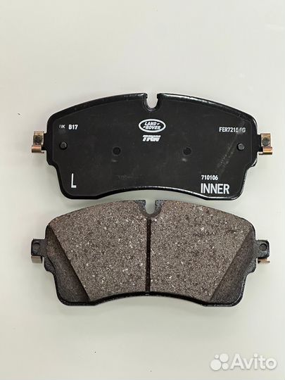 Колодки тормозные передние комплект LR 110409