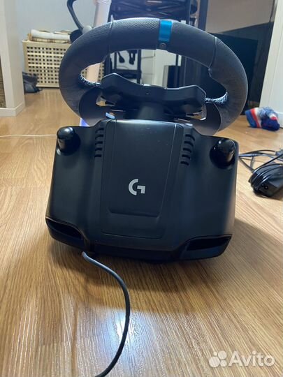 Игровой руль logitech g923 +кпп