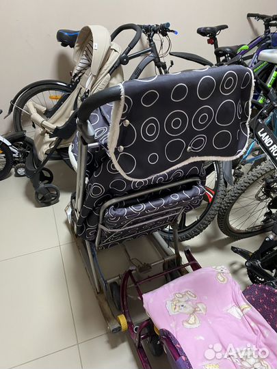 Санки-коляска зимние