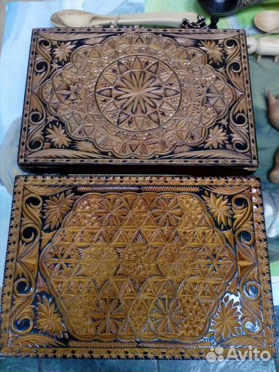 Шахматы.Ручная Резьба по деревую.Винтаж. СССР