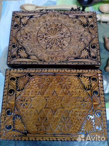 Шахматы.Ручная Резьба по деревую.Винтаж. СССР