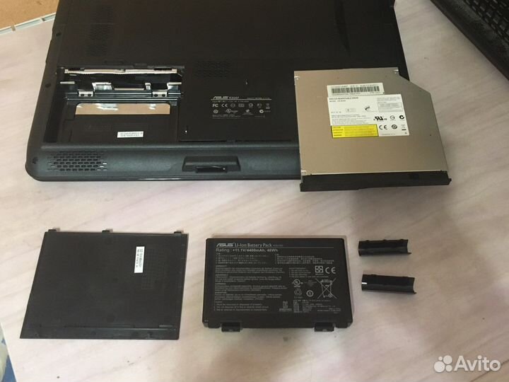 На запчасти корпус Asus k50af