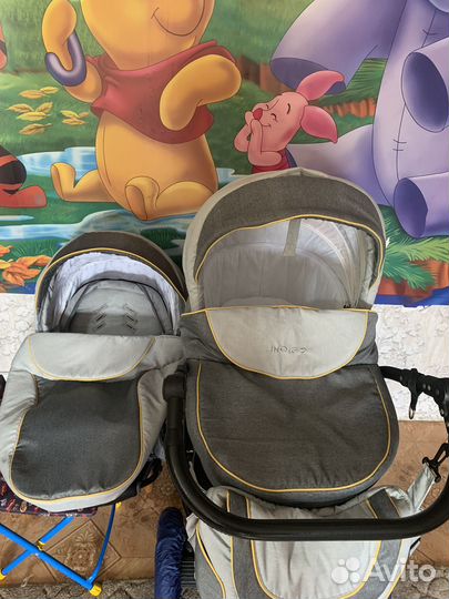 Коляска 2 в 1 индиго