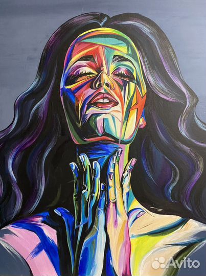 Картина холст акрил