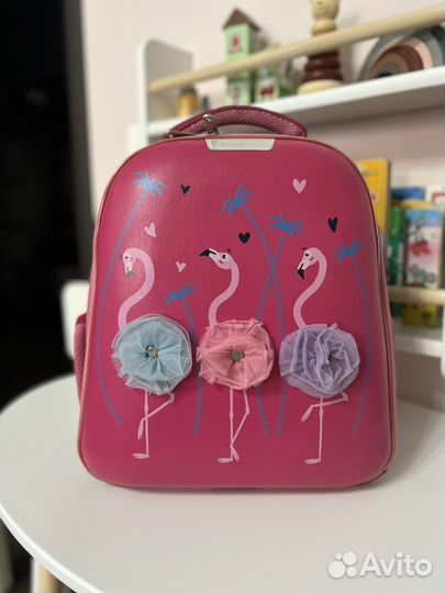Рюкзак ортопедический School Basic flamingo