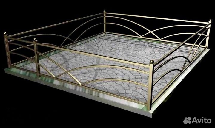 Оградка ритуальная