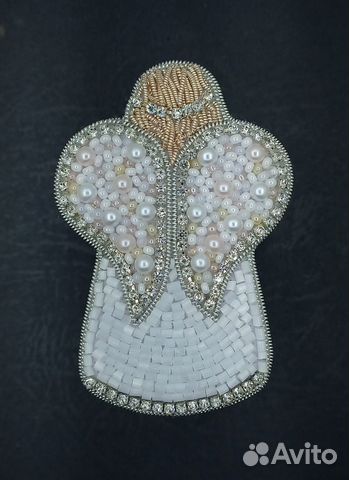 Брошь из бисера своими руками. Работаю на заказ