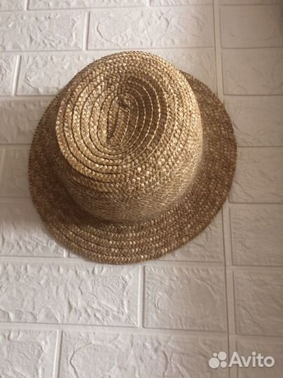 Шляпа женская соломенная