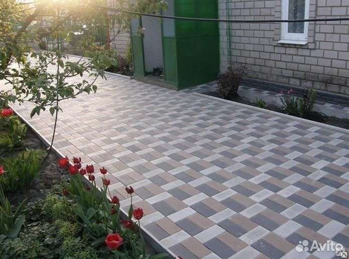 Укладка тротуарной плитки