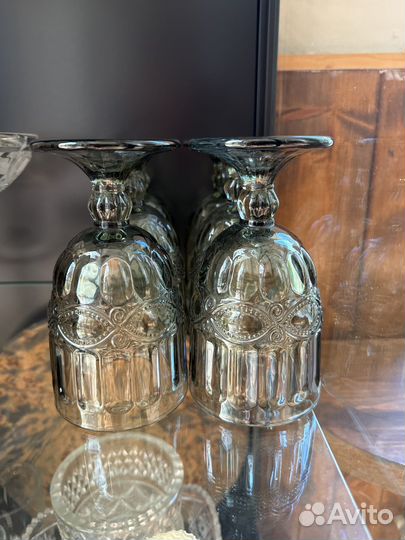 Набор бокалов из цветного стекла (6 шт)