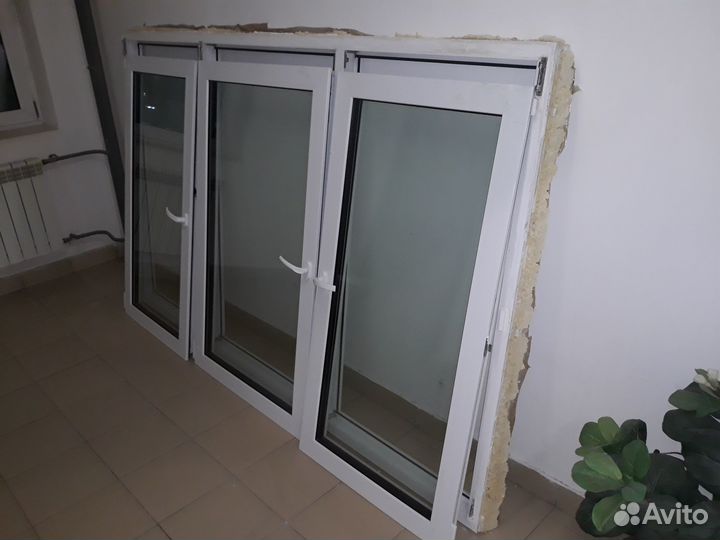 Окна пластиковые б/у