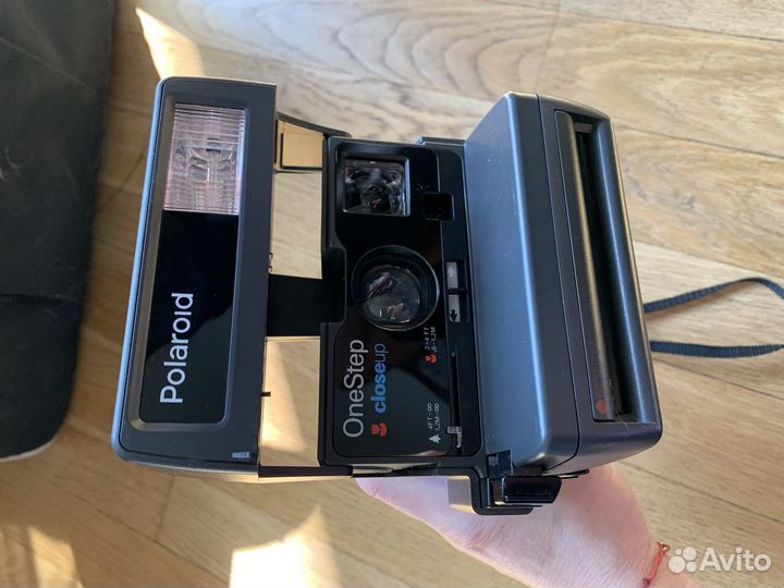 Винтажный Palaroid Onestep Close Up 600 + чехол