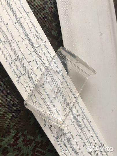 Логарифмическая линейка СССР 1975 год винтаж