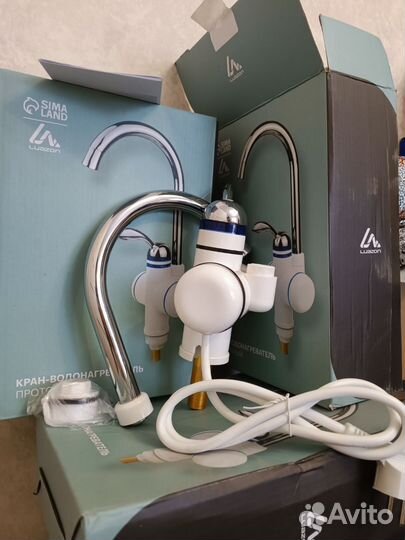 Кран водонагреватель проточный новый