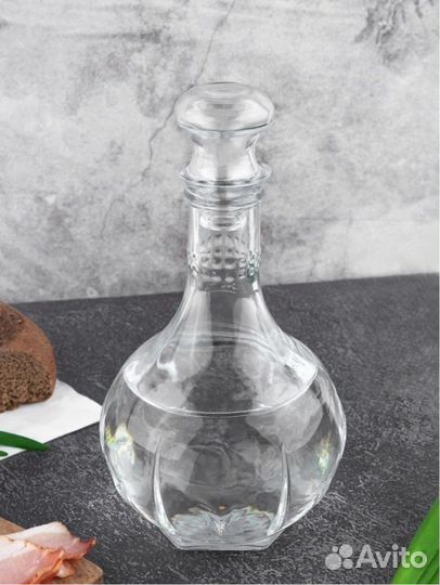 Подарочный набор для мужчин, стакан 2 шт и графин