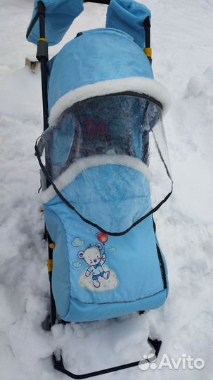 Санки коляска Nika Умка 3-2