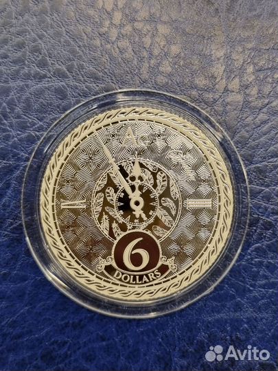 Монета Серебро Время Часы Хронос 2020 Унция