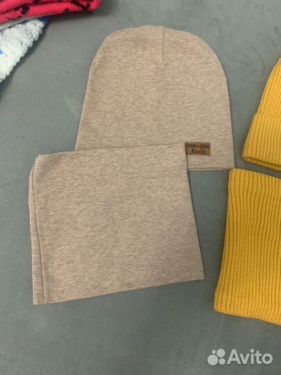Шапка и снуд для девочки 50 52