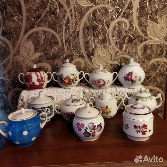 Сахарница фарфор СССР