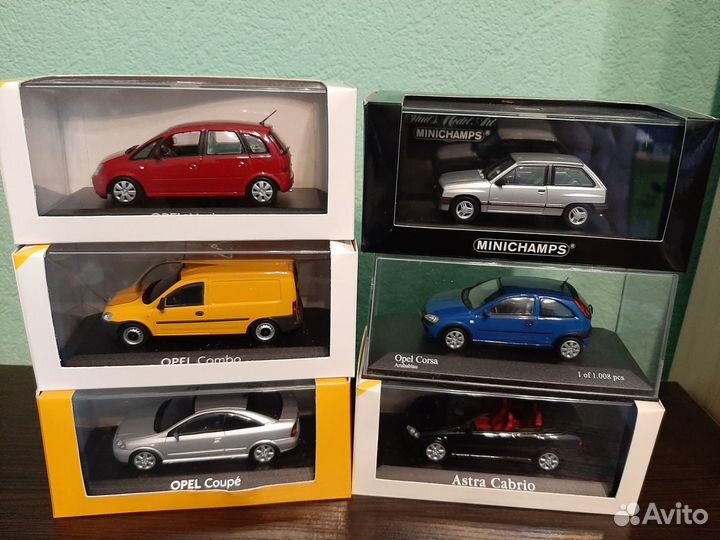 Модели Опель (Minichamps Schuco Norev) 1/43