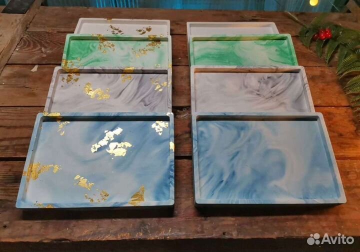 Поднос из гипса