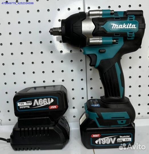 Гайковерт Makita 700Нм c двумя АКБ новый