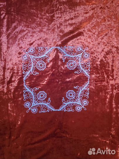 Плюшевая скатерть СССР