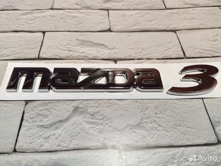 Шильдик Mazda 3 на багажник Мазда 3 BK бк BL бл