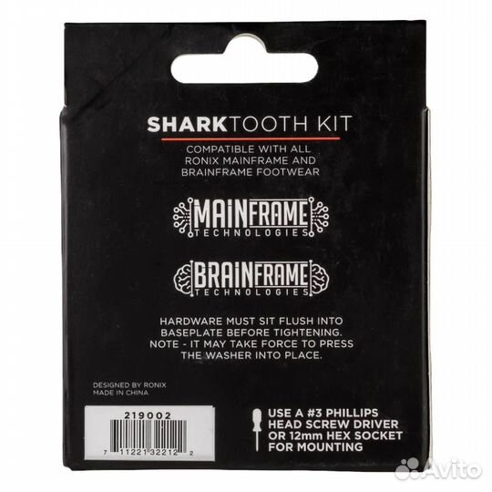 Болты Ronix M6 SharkTooth Hardware Black assorted