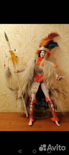 Кукла экшен, типо барби, на силиконовом теле