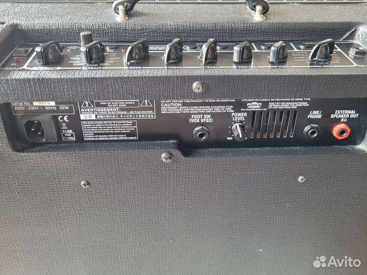 Комбоусилитель VOX ad50vt-212
