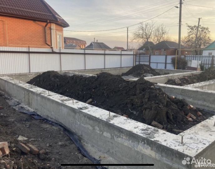 Фундамент Ленточный / Цоколь / Плита / Под Ключ