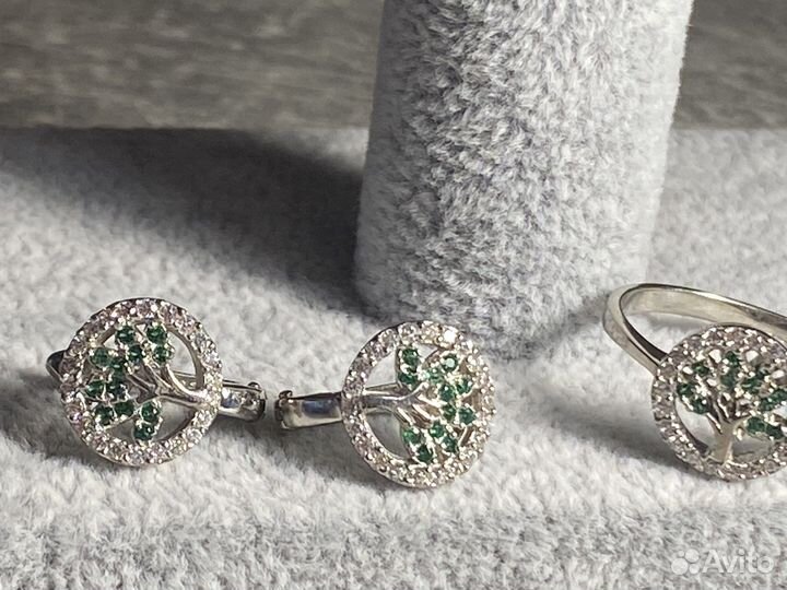Серебряные серьги