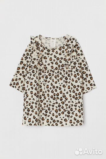 Платье леопардовое HM 80 р-р бу