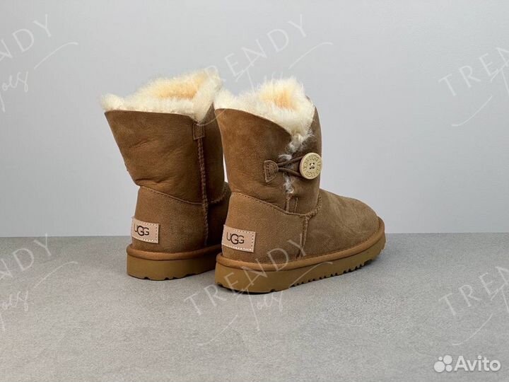 Угги classic темно песочные детские UGG