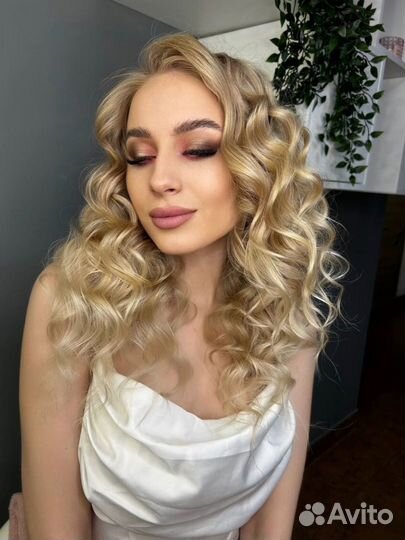 Макияж и прическа полный образ