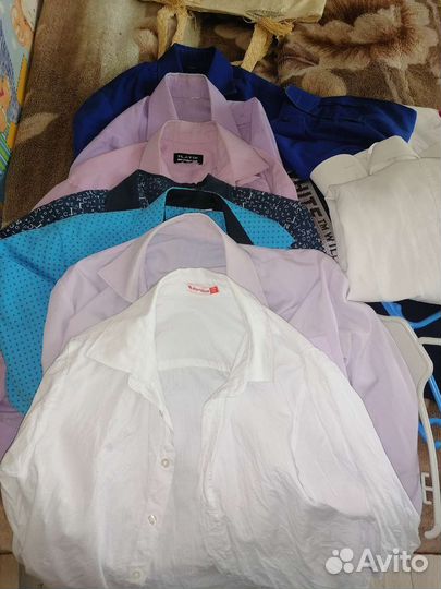 Рубашки на мальчика 134 140 7шт