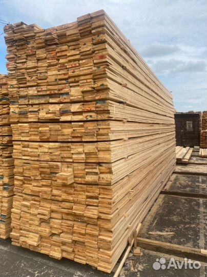 Доска обрезная 50х100х6000мм