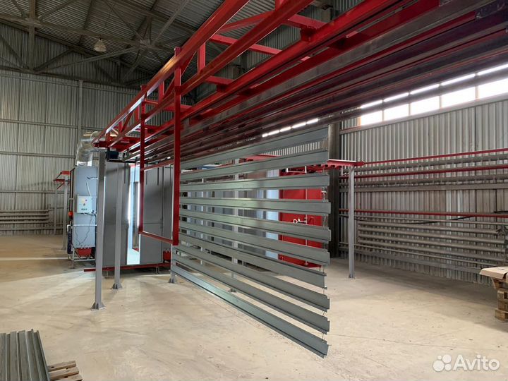 Порошковая покраска 6-2,5-1,4м печь