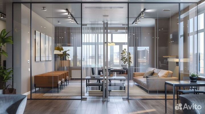 Перегородка из стекла с гарантией