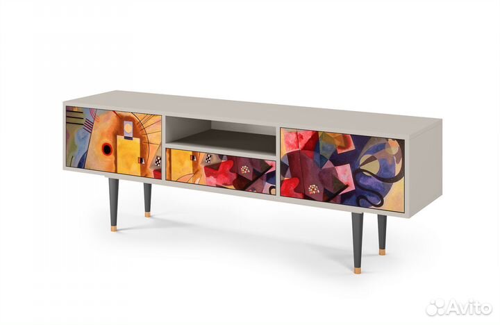 Тв-тумба T6 - Сатин - Modern Art