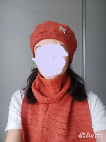 Комплект берет и шарф