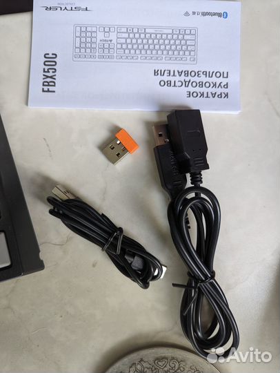 Клавиатура беспроводная A4Tech Fstyler FBX50C