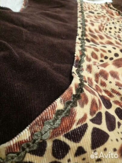 Вельветовая туника для беременных р.46