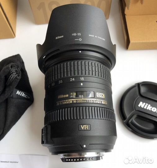 Nikon AF-S DX 18-200 f/3.5-5.6 G VR II, Новый