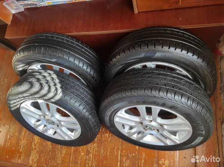 Литые диски r15 5x112 в сборе с резиной