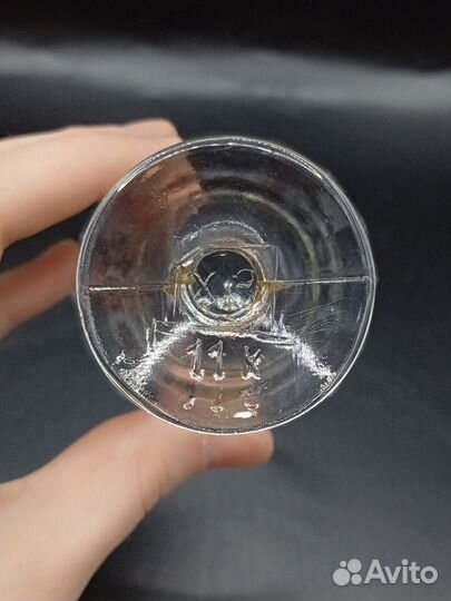 Лафитник Рюмка Стекло дхз Старинный СССР